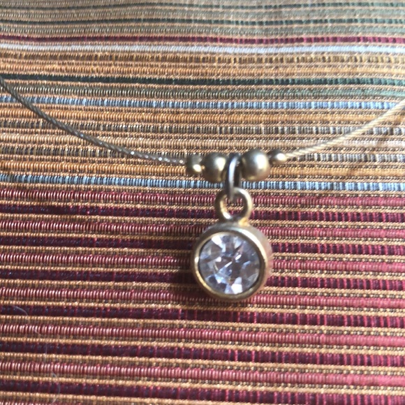 Two blingy gold tone necklaces - Picture 3 of 4